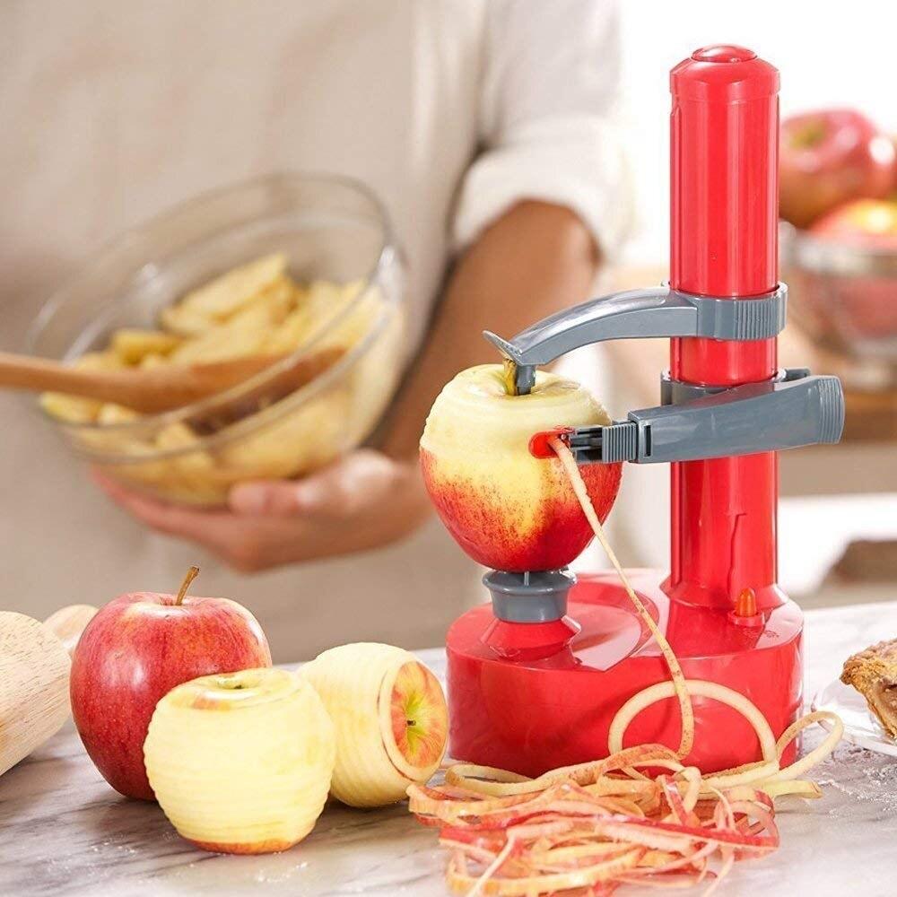 Electric Potato Peeler Automatic Rotating Apple Peeler Multifunction  Stainless Steel Fruit Vegetable Potato Peeling Machine for Home Kitchen  (Black)