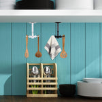 2Pcs Wall Hook for Hanging Kitchen Utensil Holder No Damage Wall Hooks Shelf Storage Without Nails Bathroom Towel Hang Keys