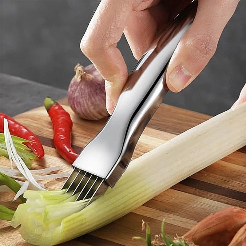 Dropship 1pc Green Onion Shredder; Scallion Cutter; Green Onion Shredder  Knife; Shallot Cutter; Kitchen Gadgets to Sell Online at a Lower Price