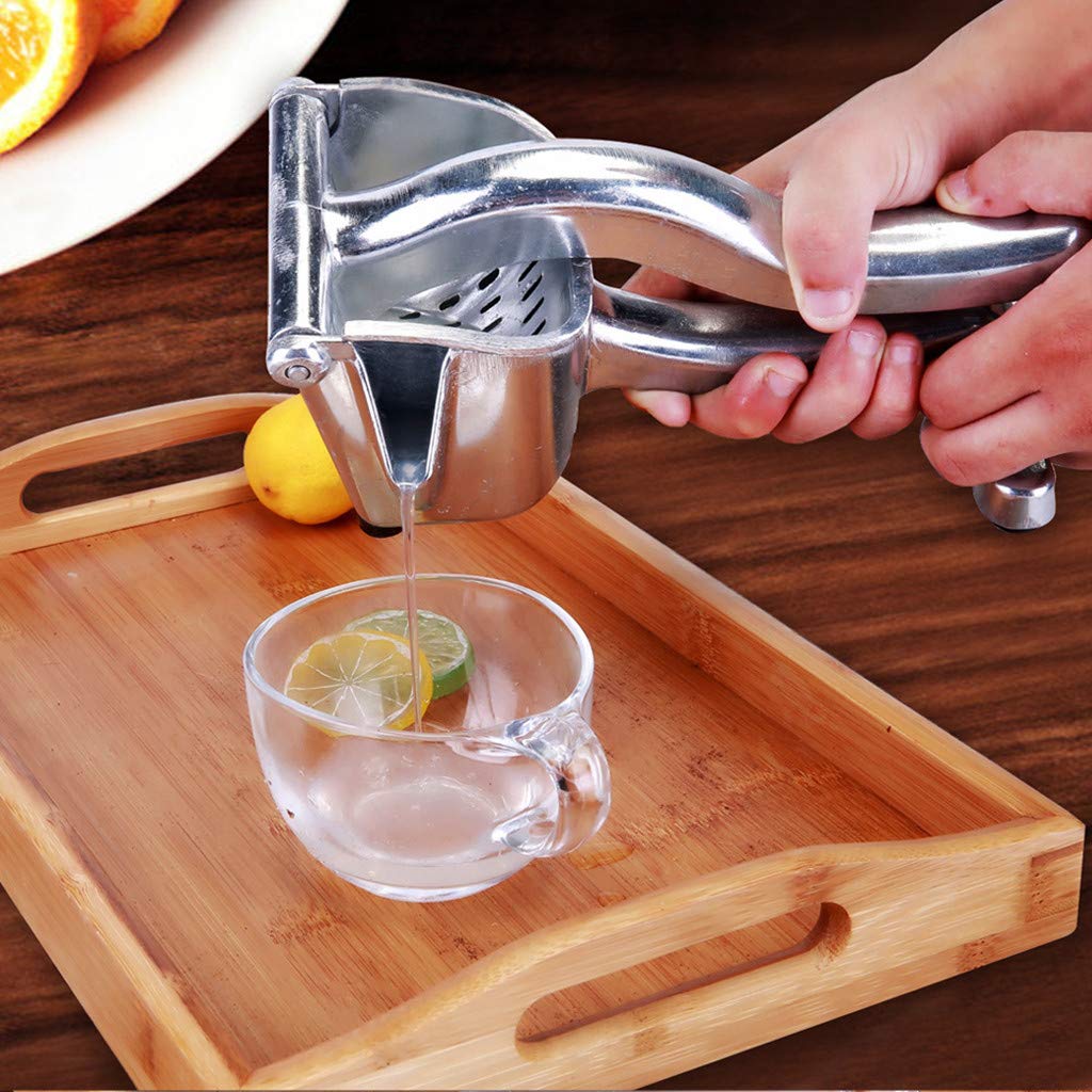 Heavy Duty Single Press Manual Juice Squeezer Aluminum Alloy Hand Pressure  Juicer Pomegranate Orange Lemon Sugar Cane Juice Kitchen Fruit Tool Presser