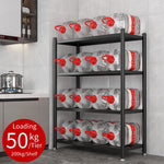 Storage Shelving Organizer Heavy Duty Metal Storage Rack Units with Wheels, Adjustable Shelves Kitchen Pantry Closet Stand Rack