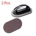 2Pcs Magic Cleaning Sponge Brush with Handle Cleans Kitchen Nano Emery Scrub Brush for Washing Dishes Pot Brush, Bathroom Clean - Image 8