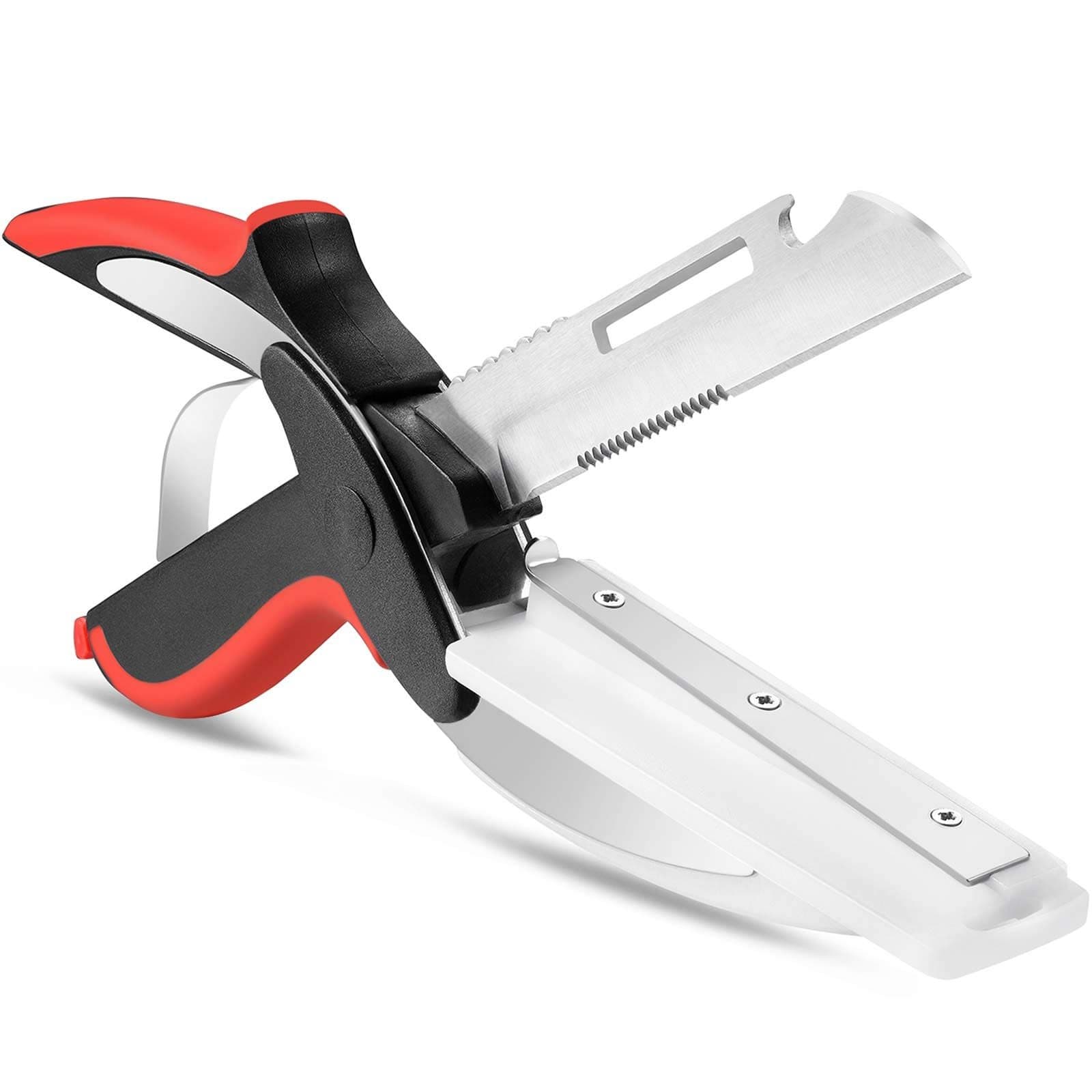 6-in-1-Kitchen-Vegetable-Cutter-Food-Scissors-Slicer-Multipurpose-Fruits-Chopper-Knife-with-Cutting-Board-1.jpg 6 in 1 Kitchen Vegetable Cutter Food Scissors Slicer Fruits Chopper Knife with Cutting Board Gadgets - Image 1