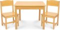 3 in 1 Wooden Kids Table and Chair Set,with Storage Drawer ,2 in 1 Tabletop Storage Space,Crafts,Drawing,Reading,Playroom，Kids Set for Ages 5-8 - Image 13