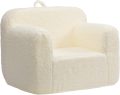 ALIMORDEN Kids Ultra-Soft Snuggle Foam Filled Chair, Toddler Cuddly Sherpa Reading Couch for Boys and Girls, Pink - Image 15