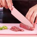 6Pcs Kitchen Cooking Knife Set with Cover as Gift, Colored Sharp Chef Knife Decor Cutlery Stainless Steel Cookware - Image 2