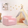 ALIMORDEN Kids Ultra-Soft Snuggle Foam Filled Chair, Toddler Cuddly Sherpa Reading Couch for Boys and Girls, Pink - Image 8
