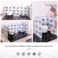 Anti Oil Splatter Guard Shield Aluminum Foil Folding Splashproof Board Grease Baffle Screens Wall Kitchen Gadgets Cooking Tools - Image 2