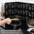 Anti Oil Splatter Guard Shield Aluminum Foil Folding Splashproof Board Grease Baffle Screens Wall Kitchen Gadgets Cooking Tools - Image 3