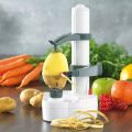 Automatic Rotating Electric Fruit Peeler Machine Kitchen Peeling Tool Apple Potato Fast Slicer Vegetables Cutter with 2 Blades - Image 7