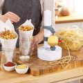 Automatic Rotating Electric Fruit Peeler Machine Kitchen Peeling Tool Apple Potato Fast Slicer Vegetables Cutter with 2 Blades - Image 3