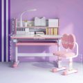 Children Desk and Chair Set Height Adjustable, Ergonomic Kids Study Table with Tilt Desktop, Storage Drawers, LED Light, Bookstand - Image 12