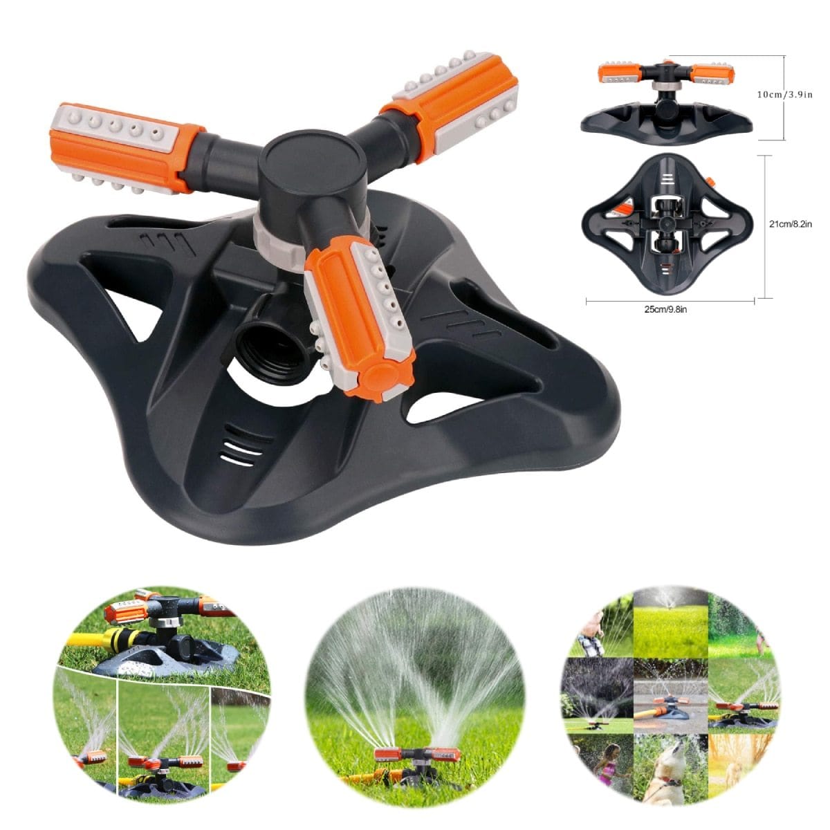 Garden-Sprinklers-for-Yard-Flexible-Spray-360-Degree-Rotating-Water-Sprinkler-System-for-Lawn-Plant-Park-1.jpg Garden Sprinklers for Yard Flexible Spray 360 Degree Rotating Water Sprinkler System for Lawn, Plant Park Grass Lawn Watering - Image 1