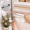 4-in-1 Wall Mount Paper Towel Holder Organizer Kitchen Storage Rack Aluminum Foil Dispenser Plastic Wrap Dispenser with Cutter - Image 6