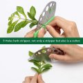 Herb Scissors Stripper Set Kitchen Shears Cutter Tools 5 Blades Multi Purpose Scissors 2 IN 1 Herb Stripping Kits Cleaning Brush - Image 4