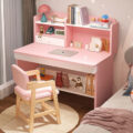 Wood Kids Desk and Chair Set