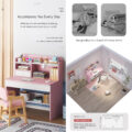 Wood Kids Desk and Chair Set - Image 5