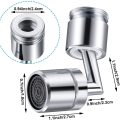 Kitchen Bathroom 720 Degree Faucet Aerator Swivel Sink Sprayer - Image 4