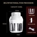 Mini Electric Food Processor Garlic Chopper Vegetable Cutter Beater Masher Onion Fruits Meat Salad Grinder with USB Charging - Image 7