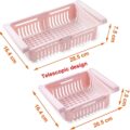 Retractable Fridge Drawer Organizer Food Fruit Containers for Refridge Organization Storage Shelf Refrigerator Drawers Basket - Image 7