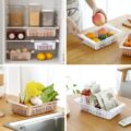 Retractable Fridge Drawer Organizer Food Fruit Containers for Refridge Organization Storage Shelf Refrigerator Drawers Basket - Image 4