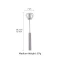 Semi-Automatic Hand Eggbeater Stirring Whisks Rotating Push Egg Beater Mixer Blending Tools Stainless Easy Use Kitchen Gadgets - Image 8