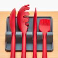 Utensil Spoon Rest Kitchen Utensil Holder for Countertop with Drip Pad Heat Resistant Spoon Holder Spatula Rack Kitchen Gadgets - Image 6