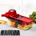 Vegetable Chopper with Container Salad Slicer Spiralizer Kitchen Gadgets Tools Accessories Household - Image 9