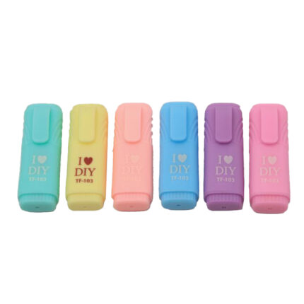 Subrayador Colores Pastel | 6 Unidades