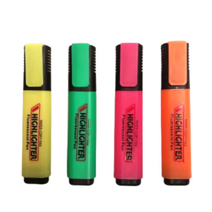 Marcadores Fluorescentes | 4 Unidades