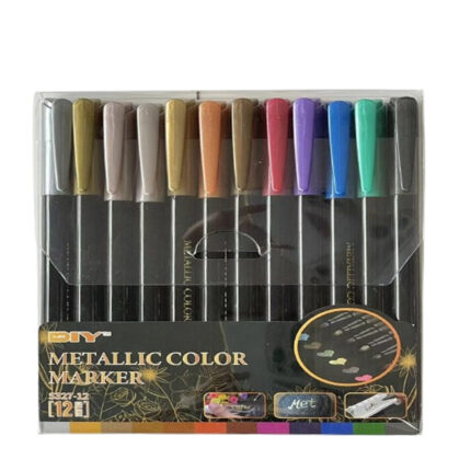 Rotuladores Colores Metálicos | 12 Unidades