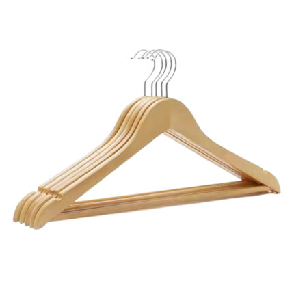 Perchas De Madera | 5 Unidades