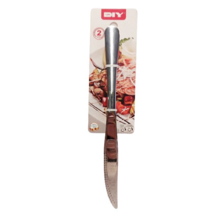Cuchillo Carne Inox 23X2Cm I 2 Unidades